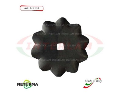 LD104 - Knife for mixer wagons  UNIFEED - Toothed - Ø95 - (25 Pcs.) - FRASTO
