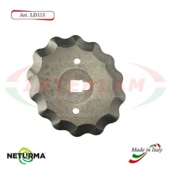 LD115 - Lama per Carri UNIFEED - Dentata - Ø95X107 - STORTI - (25 Pz.)