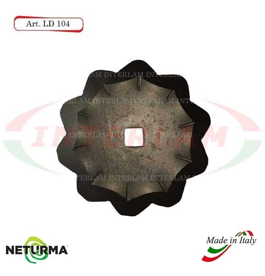 LD104 - Blades for mixer wagons  UNIFEED - Toothed - Ø95 - (25 Pcs.)  STORTI