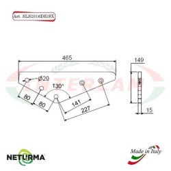 SUPPORTO per Lame Carri UNIFEED SLS 2016 DE / SX - GENERALMIX