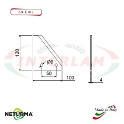 L312 - Lame per TRINCIA PAGLIA - comp. GENERALMIX - (4 Pz.)