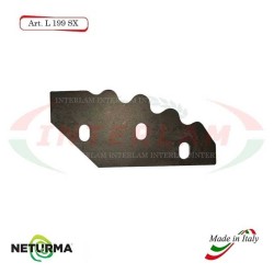 L199SX - Lama per Carri UNIFEED - Dentata - Ø93 - SGARABOLDI (10 Pz.)