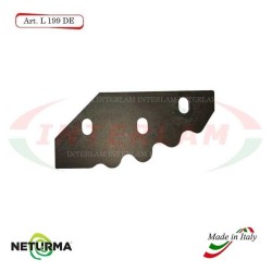 Knife for mixer wagons UNIFEED L199DX toothed - Ø93 - (10 Pcs.)