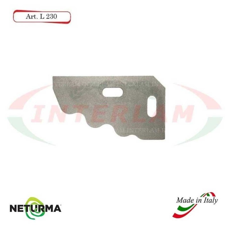 l230 - Knife for mixer wagons UNIFEED - toothed - Ø80 - (10 Pcs.) l230 - Knife for mixer wagons UNIFEED - toothed - Ø80 - (10 Pcs.)