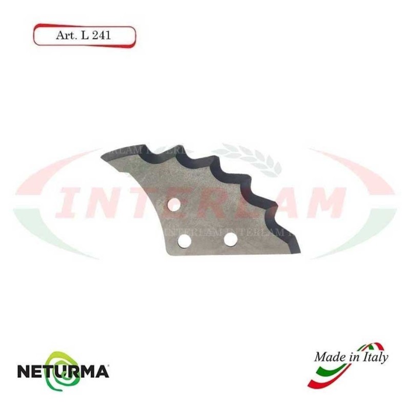 L241 - Lama per Carri UNIFEED - Dentata - Ø138 - EUROCOMP - (4 Pz.) L241 - Lama per Carri UNIFEED - Dentata - Ø138 - EUROCOMP - (4 Pz.)