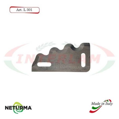 L301 - Knife for mixer wagons UNIFEED - toothed - Ø90  - BONINO