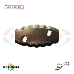 Right toothed Knife for mixer wagons UNIFEED L244DX - Ø88 - STORTI