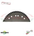 L321 - Knife for mixer wagons UNIFEED Toothed  - Ø142 - MARMIX - ALIECO - (5 Pcs.)