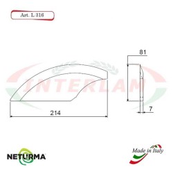 L316 - Knife for mixer wagons UNIFEED Smooth  - Ø81 - MARMIX - ALIECO - (5 Pcs.)