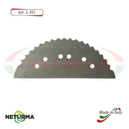 L321 - Lama per Carri UNIFEED - Dentata - Ø142 - ALIECO - (5 Pz.)