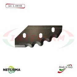 Knife for mixer wagons UNIFEED L199SX toothed - Ø93 - (10 Pcs.)