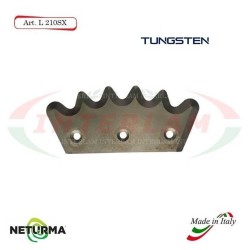 L210SX - Knife for mixer wagons UNIFEED - Toothed- Ø113 - PAGLIARI