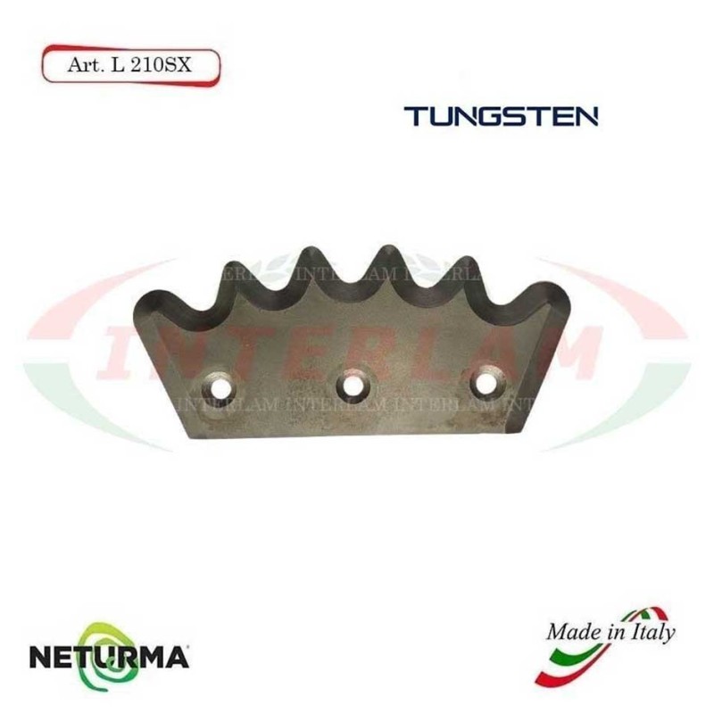 L210DX - TUNGSTENO - Lama per Carri UNIFEED - Dentata Ø113 - PAGLIARI L210DX - TUNGSTENO - Lama per Carri UNIFEED - Dentata Ø113 - PAGLIARI