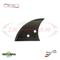 L231 - Lama per Carri UNIFEED - Liscia - Ø141 - ALIECO - (5 Pz.)