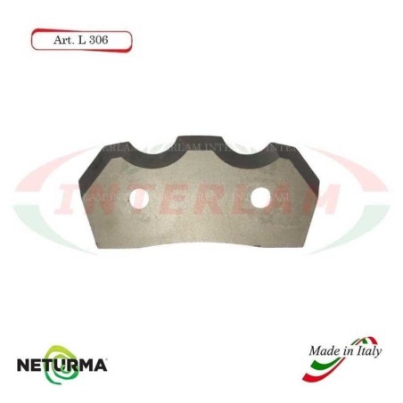 L306 - Lama per Carri UNIFEED - Dentata Ø93 - MARMIX - (5 Pz.)