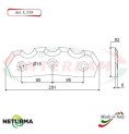 L318 - Lama per Carri UNIFEED - Dentata - Ø92 - MARMIX - (5 Pz.) L318 - Lama per Carri UNIFEED - Dentata - Ø92 - MARMIX - (5 Pz.)