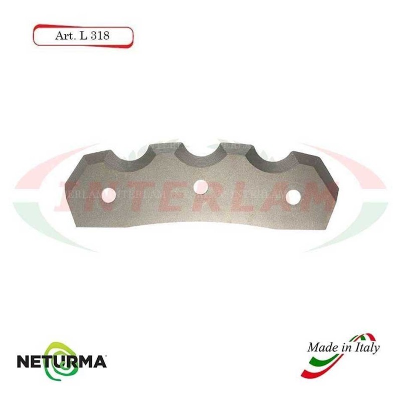 L318 - Knife for mixer wagons UNIFEED Toothed - Ø92 - MARMIX - (5 Pcs.) L318 - Knife for mixer wagons UNIFEED Toothed - Ø92 - MARMIX - (5 Pcs.)