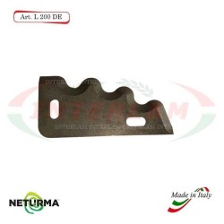 Knife for mixer wagons UNIFEED L200DX toothed - Ø80 - (10 Pcs.)