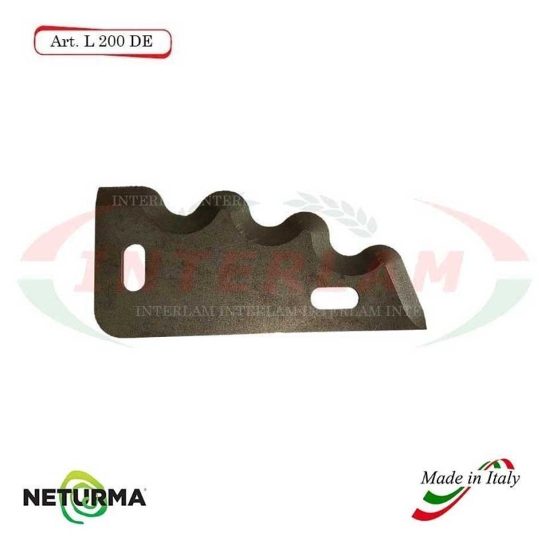 L200DX - Knife for mixer wagons UNIFEED - toothed - Ø80 - (10 Pcs.) - COMAG
