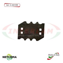 Knife for mixer wagons UNIFEED L228DX toothed - Ø102 - (10 Pcs.)