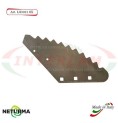 LS2021SX - Right - Knife for mixer wagon UNIFEED - Vertical - Toothed - FARESIN - (5 Pz.)