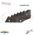 LS2015SX - Tungsten - Left - Knife for mixer wagon UNIFEED - Vertical - Toothed - FOLDED - Piegata - TRIOLET - (5 Pcs) LS2015SX - Tungsten - Left - Knife for mixer wagon UNIFEED - Vertical - Toothed - FOLDED - Piegata - TRIOLET - (5 Pcs)