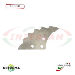 L241 - Lama per Carri UNIFEED - Dentata - Ø138 - EUROCOMP - (4 Pz.)