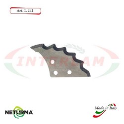 Knife for mixer wagons UNIFEED L241 toothed - Ø138 - (4 Pcs.)