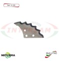L241 - Knife for mixer wagons UNIFEED - toothed - Ø138 - (4 Pcs.) - EUROCOMP