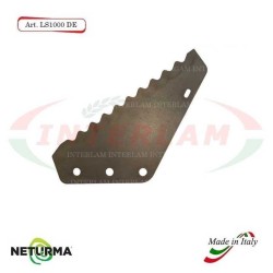 LS1000DX - Right - Knife for mixer wagon UNIFEED - Vertical - Toothed - SGARABOLDI - (5Pcs)