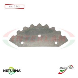 L242 - Lama per Carri UNIFEED - Dentata - Ø112 - (5 Pz.)