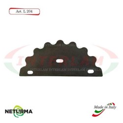 L204 - Lama per Carri UNIFEED - Dentata - Ø129 - SGARABOLDI - (5 Pz.)