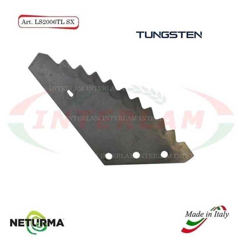 LS2006TLDX - TUNGSTENO - Lama per Carri UNIFEED - SUPERTINO - (5 Pz.) LS2006TLDX - TUNGSTENO - Lama per Carri UNIFEED - SUPERTINO - (5 Pz.)