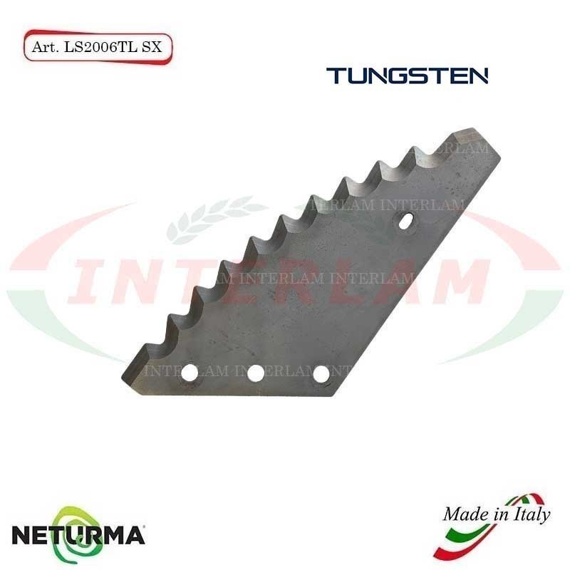 LS2006TLSX - TUNGSTEN - Knife for mixer wagon UNIFEED - Vertical-- CRAI - (5 Pcs.) LS2006TLSX - TUNGSTEN - Knife for mixer wagon UNIFEED - Vertical-- CRAI - (5 Pcs.)