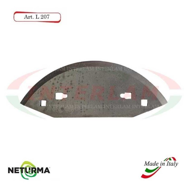 L207 - Lama per Carri UNIFEED - Liscia - Ø110 - STORTI (5 Pz.)