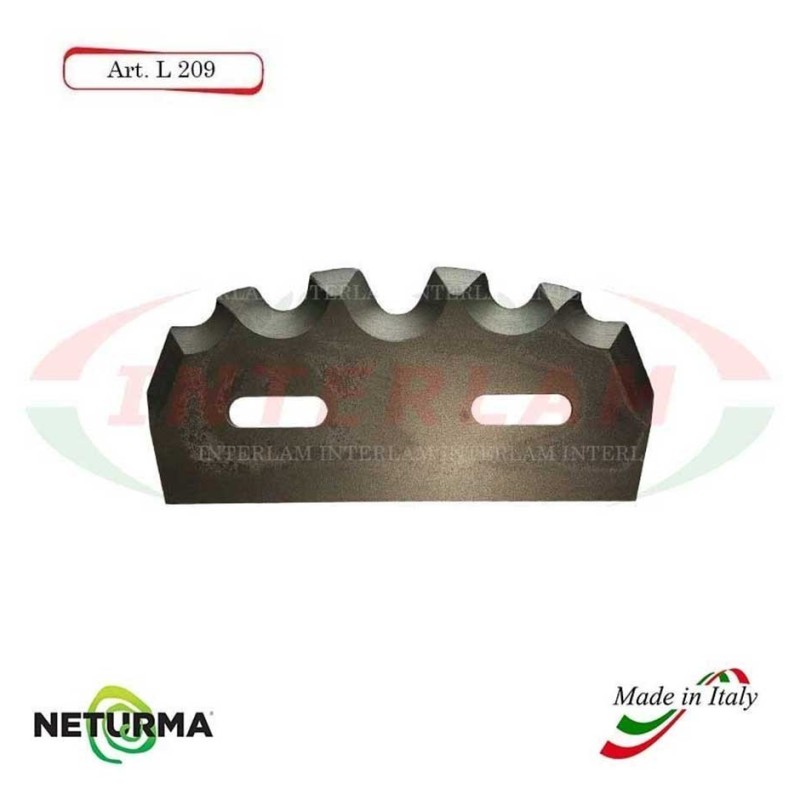 L209 - Knife for mixer wagons UNIFEED - toothed  - Ø97 - GILIOLI - ( 10 Pz.)