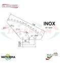 LS2016SX - INOX - Lama Per Carri UNIFEED Verticale - VERTICALMIX - (1 Pz.)