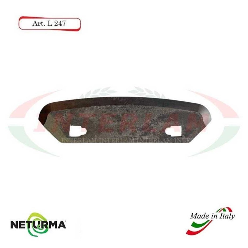 L247 - Knife for mixer wagons UNIFEED - Smooth - Ø55 - STORTI - ST16800061 - (10 Pcs.)