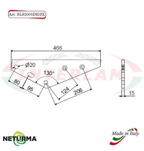 Knife support for UNIFEED mixer wagons SLS 2005 DE / SX - AGM - NEW