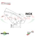 LS2016DX - INOX - Lama Per Carri UNIFEED Verticale - EUROCOMP - (1 Pz.)
