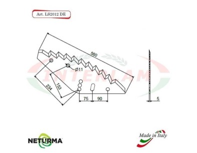LS2012DX - Lama per Carri UNIFEED - MAYER - KVERNELAND