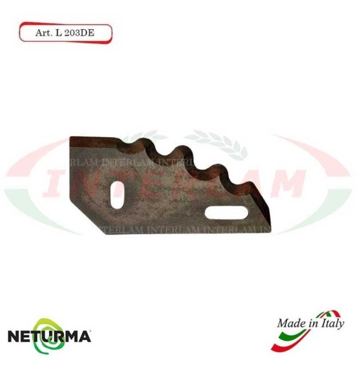 L203DX - Knife for mixer wagons  UNIFEED - Toothed - Ø93 - RBS - (10 Pcs)