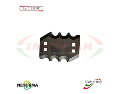 Knife for mixer wagons UNIFEED L228SX toothed - Ø102 - (10 Pcs.)