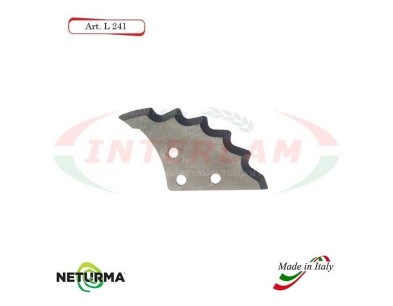 L241 - Lama per Carri UNIFEED - Dentata - Ø138 - EUROCOMP - (4 Pz.)