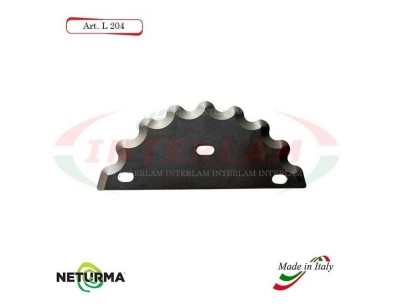 L204 - Lama per Carri UNIFEED - Dentata - Ø129 - SGARIBOLDI - (5 Pz.)