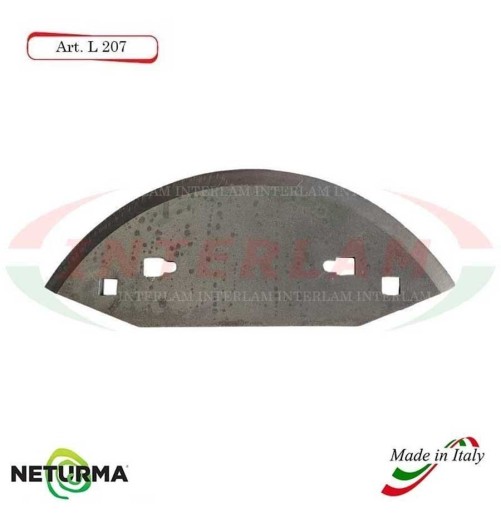 L207 - Knife for mixer wagons UNIFEED - Smooth  - Ø110 - STORTI (5 Pcs.)