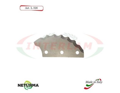 Knife for mixer wagons UNIFEED L326 toothed  Ø110 - (2 Pcs.)