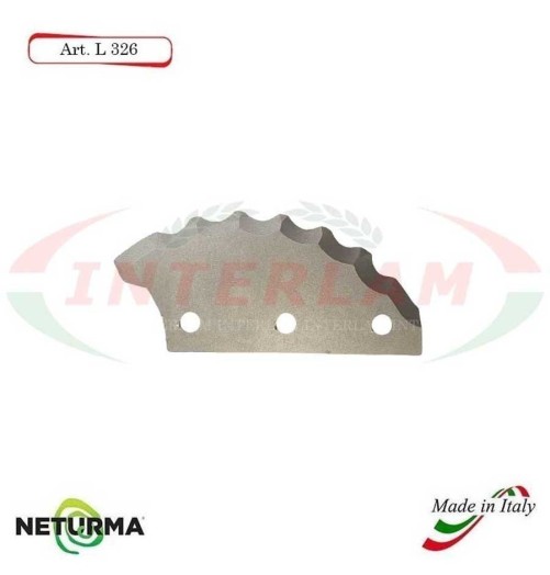 Knife for mixer wagons UNIFEED L326 toothed  Ø110 - (2 Pcs.)