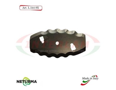Left toothed knife for UNIFEED wagon L244SX - Ø88 - STORTI