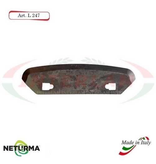 Knife for mixer wagons UNIFEED L247 Smooth- Ø55 - STORTI - 10 Pcs.